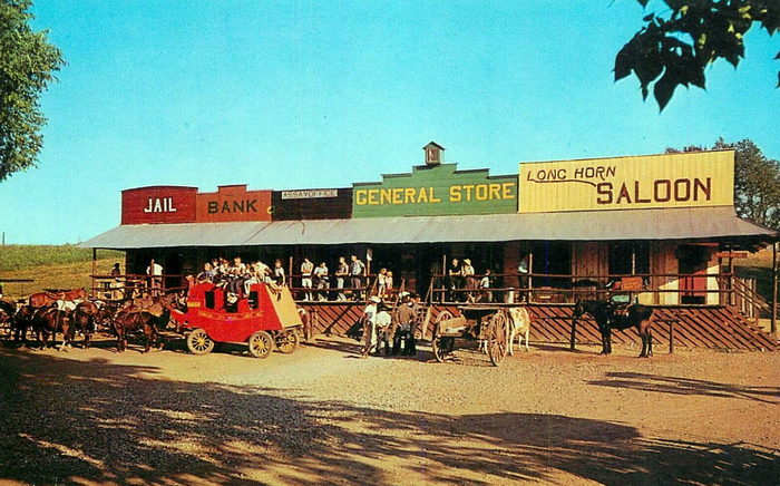 Frontier City - Vintage Postcard